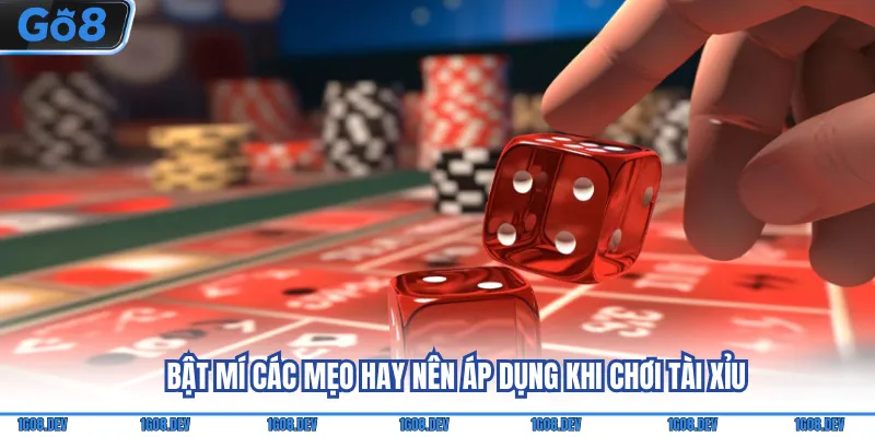 Cách Chơi Tài Xỉu - Hướng Dẫn Chi Tiết Cho Tân Thủ Tại Go8 4 Bật mí các mẹo hay nên áp dụng khi chơi tài xỉu