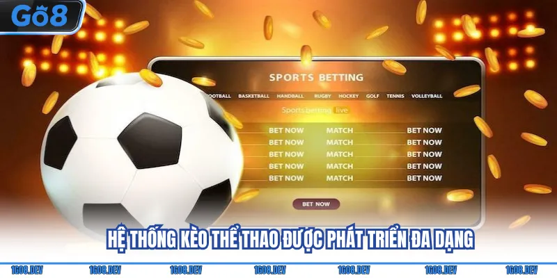 Kèo Nhà Cái - Trang Bị Kiến Thức & Tuyệt Chiêu Kiếm Tiền 3 Hệ thống kèo thể thao được phát triển đa dạng