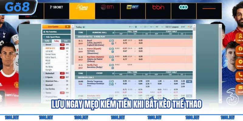 Kèo Nhà Cái - Trang Bị Kiến Thức & Tuyệt Chiêu Kiếm Tiền 4 Lưu ngay mẹo kiếm tiền khi bắt kèo thể thao